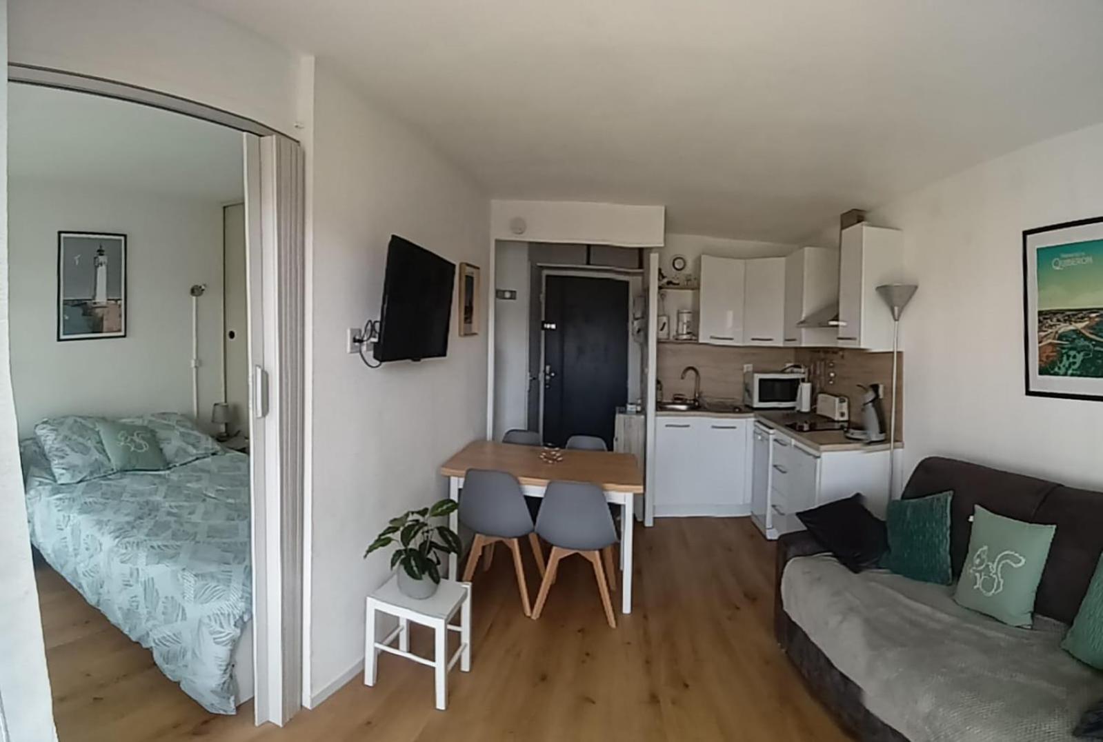 Appartement Cocon A Quiberon Dans Residence Calme, Plages Et Centre Ville A Pied Ou A Velo Pour 2 A 4 Personnes Exterior foto