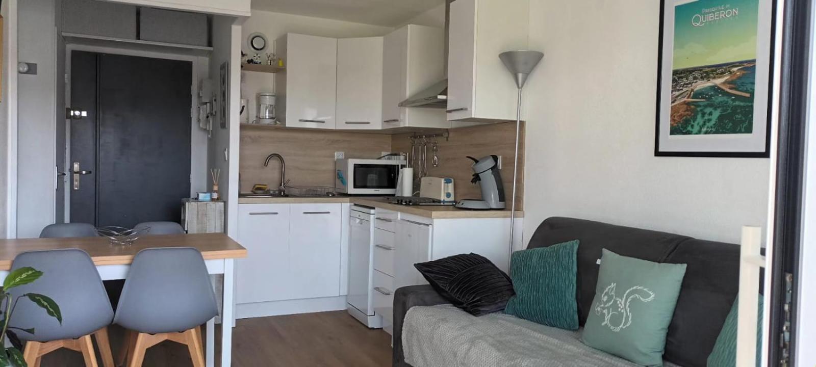 Appartement Cocon A Quiberon Dans Residence Calme, Plages Et Centre Ville A Pied Ou A Velo Pour 2 A 4 Personnes Exterior foto